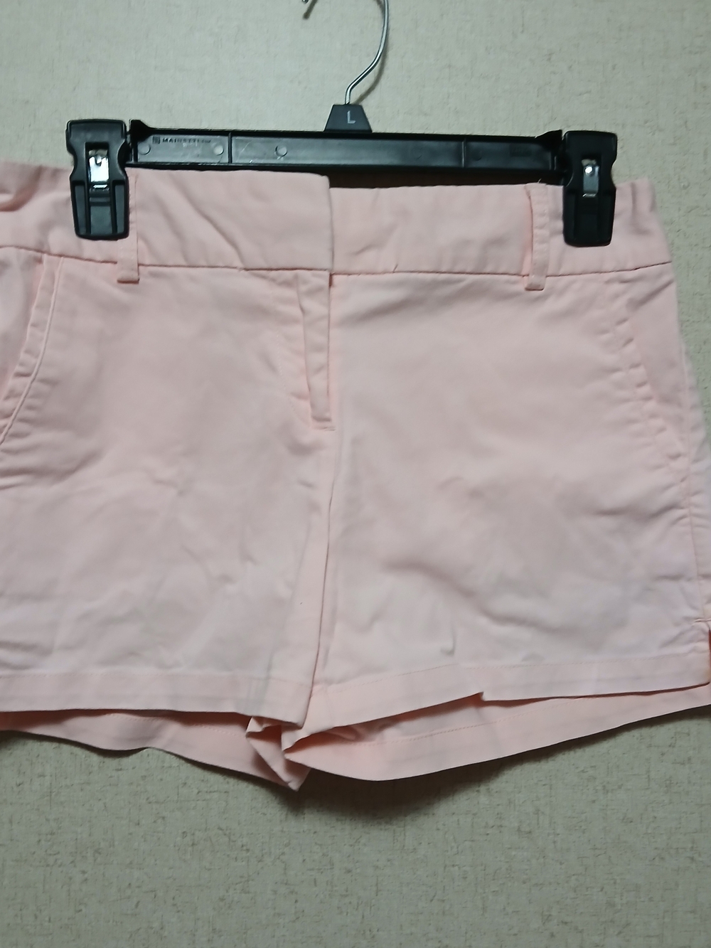 LOFT Pale Pink High-Waist Tailored Shorts